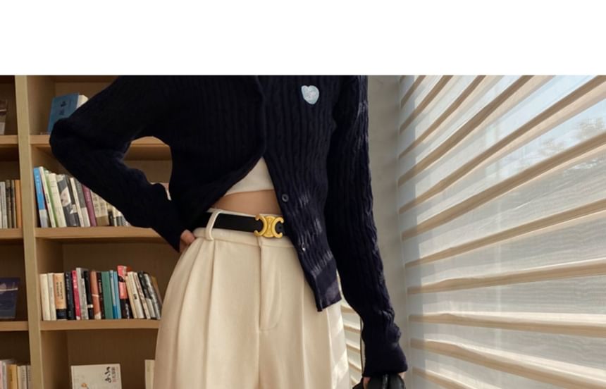 Fairy Essential - Hoge taille effen corduroy losse broek (verschillende ontwerpen)