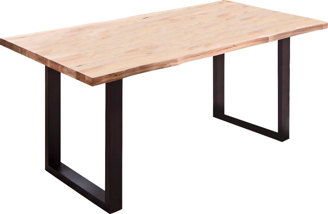 MCA living Esstisch »Rockford« Massivholztisch mit Baumkante