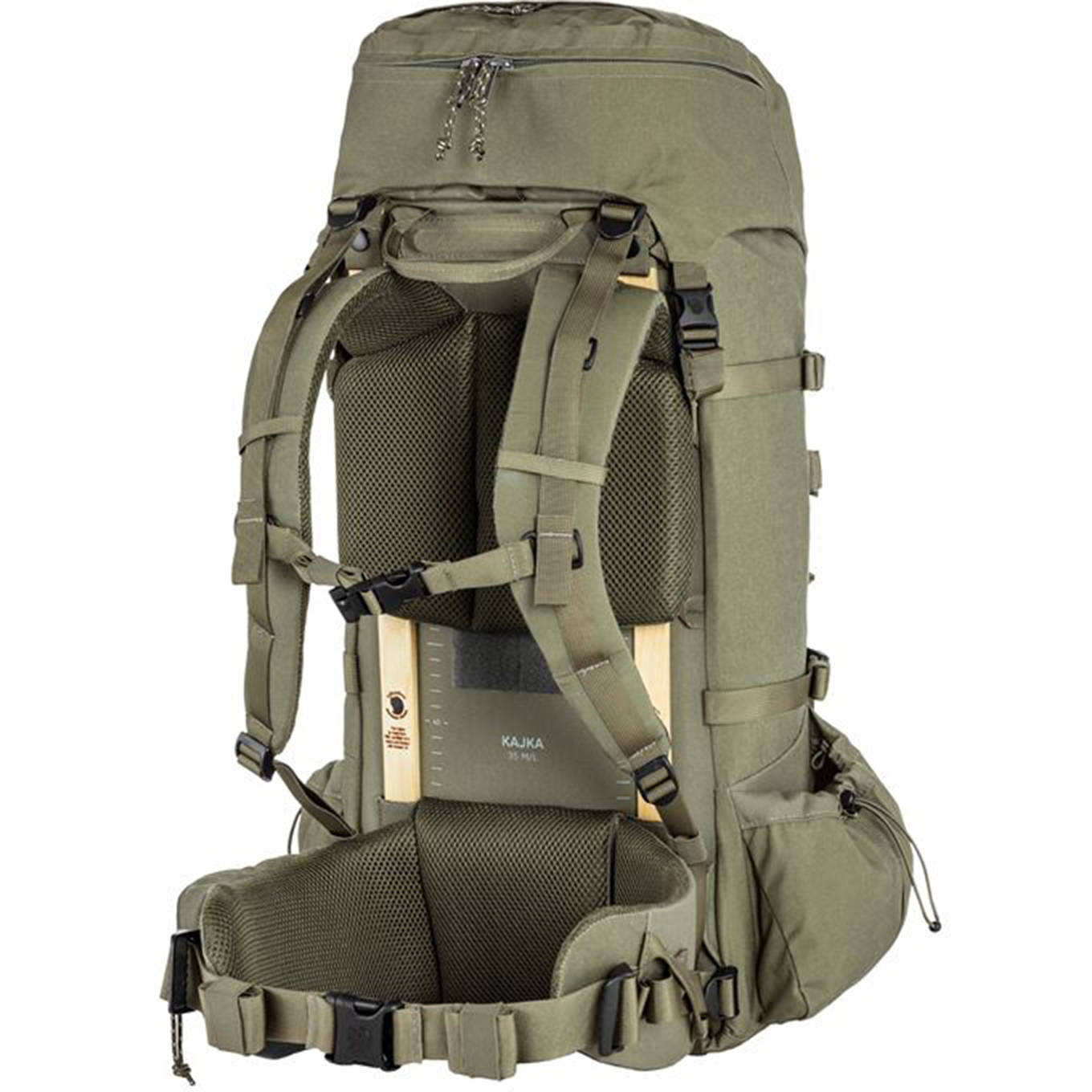 Fjällräven backpack Kajka 35 M/L olijfgroen