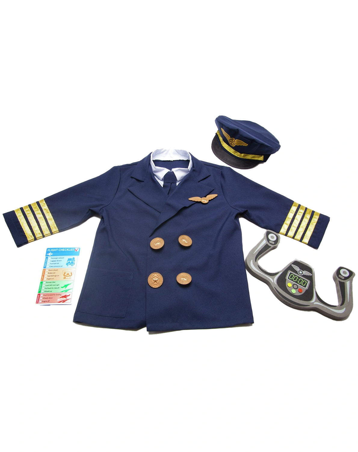 Kostümset PILOT (6-teilig)