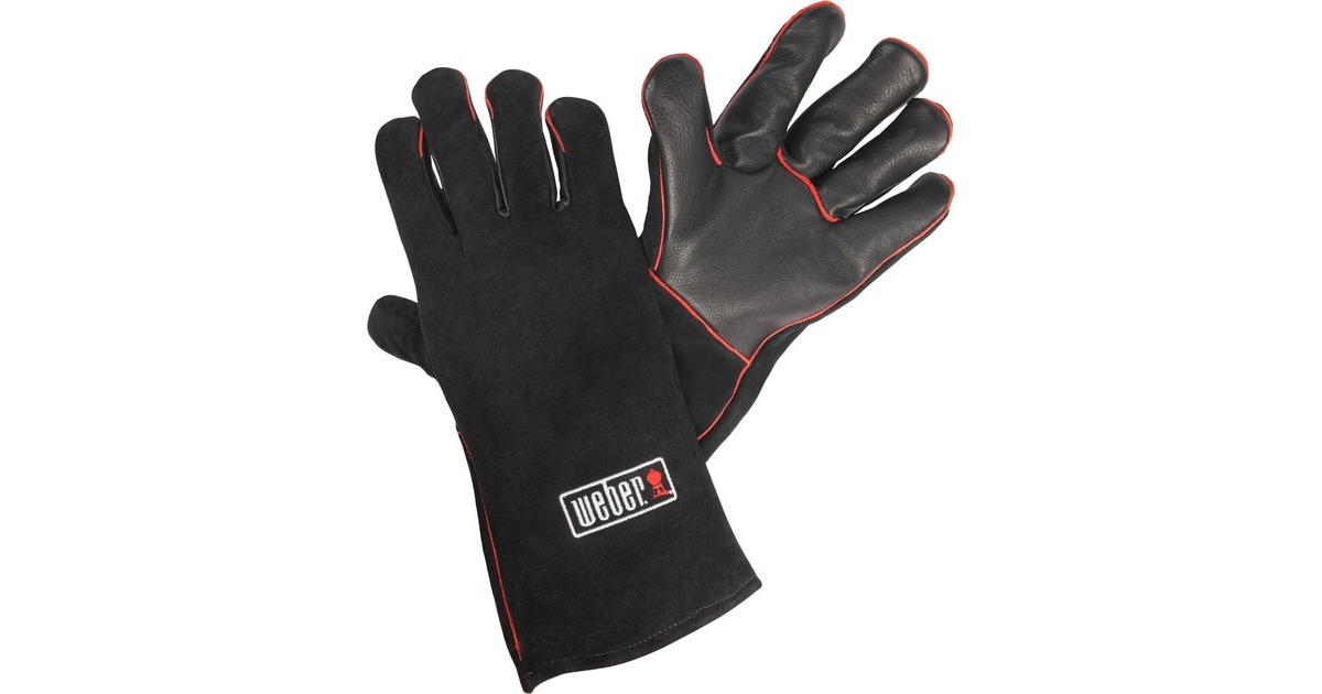 WeberLeren barbecuehandschoenen  (Zwart)