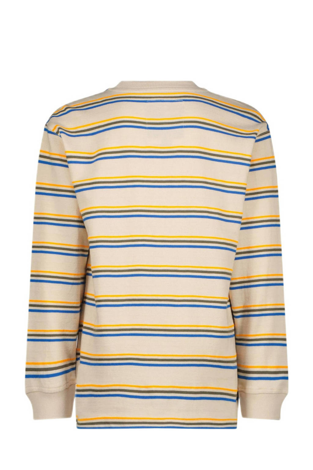 Vingino gestreepte longsleeve Jaq blauw
