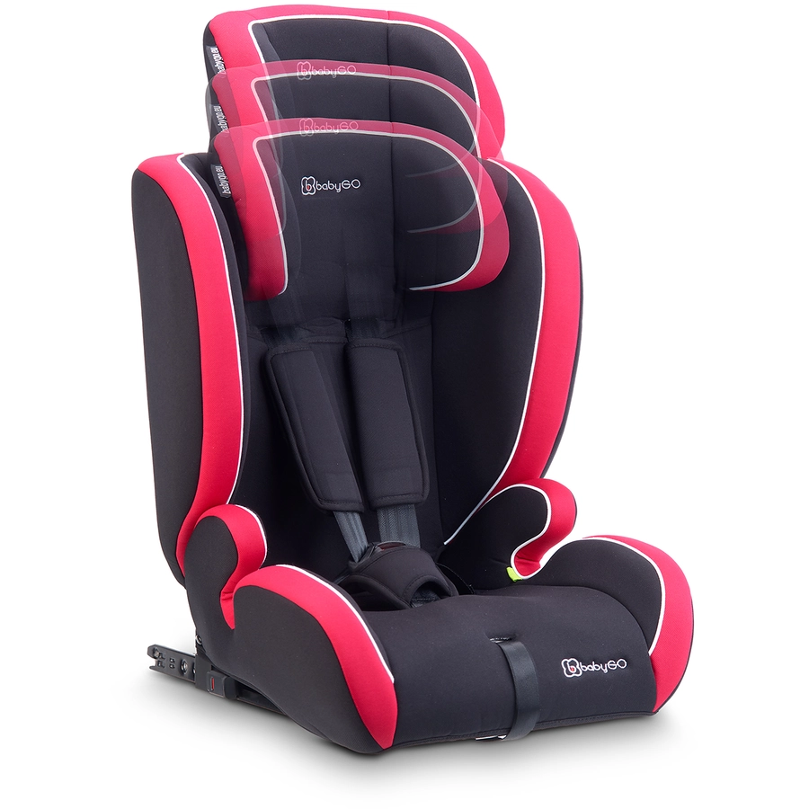 babyGO Kindersitz FreeFix Red