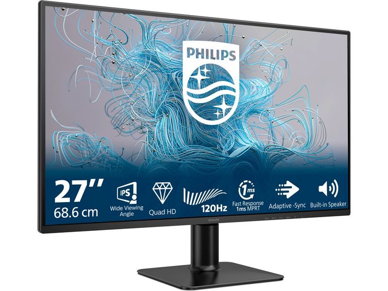 Philips Monitor 27E2N2500/00 27-Zoll-QHD-Monitor mit 120 Hz Refresh-Rate
