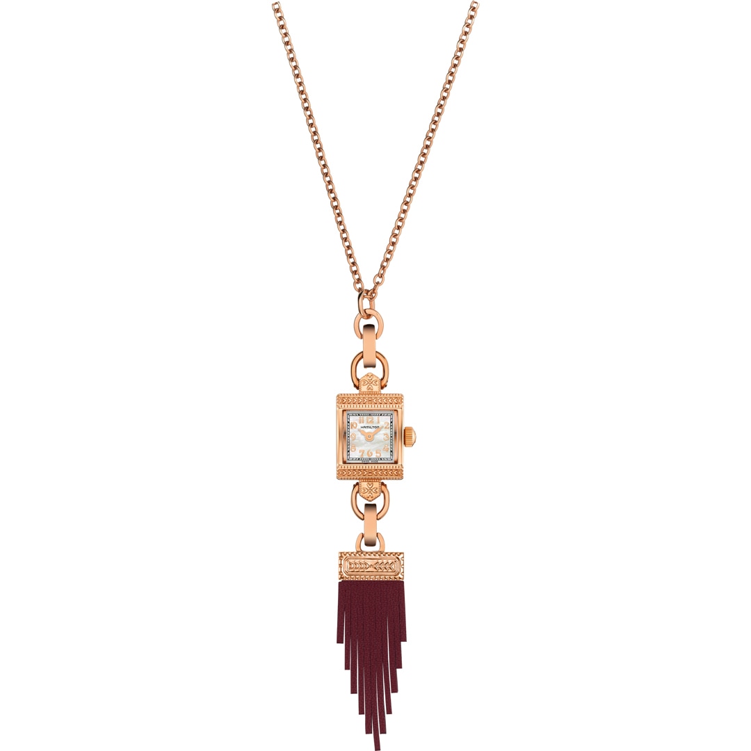 Hamilton Lady Halsketten Uhr Rose