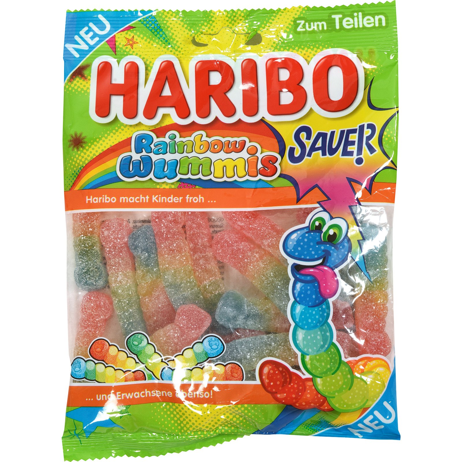 Haribo Rainbow Wummis Sauer 160g