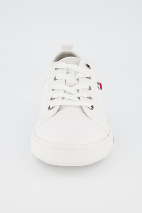 Sneaker, Jana Shoes, Canvas, Lederoptik-Spitze, Weite H