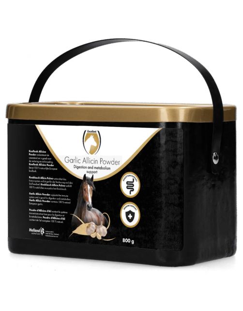 Excellent Garlic Allicin Powder - Voedingssupplement - 800 g Aanvullend Diervoeder Voor Paarden