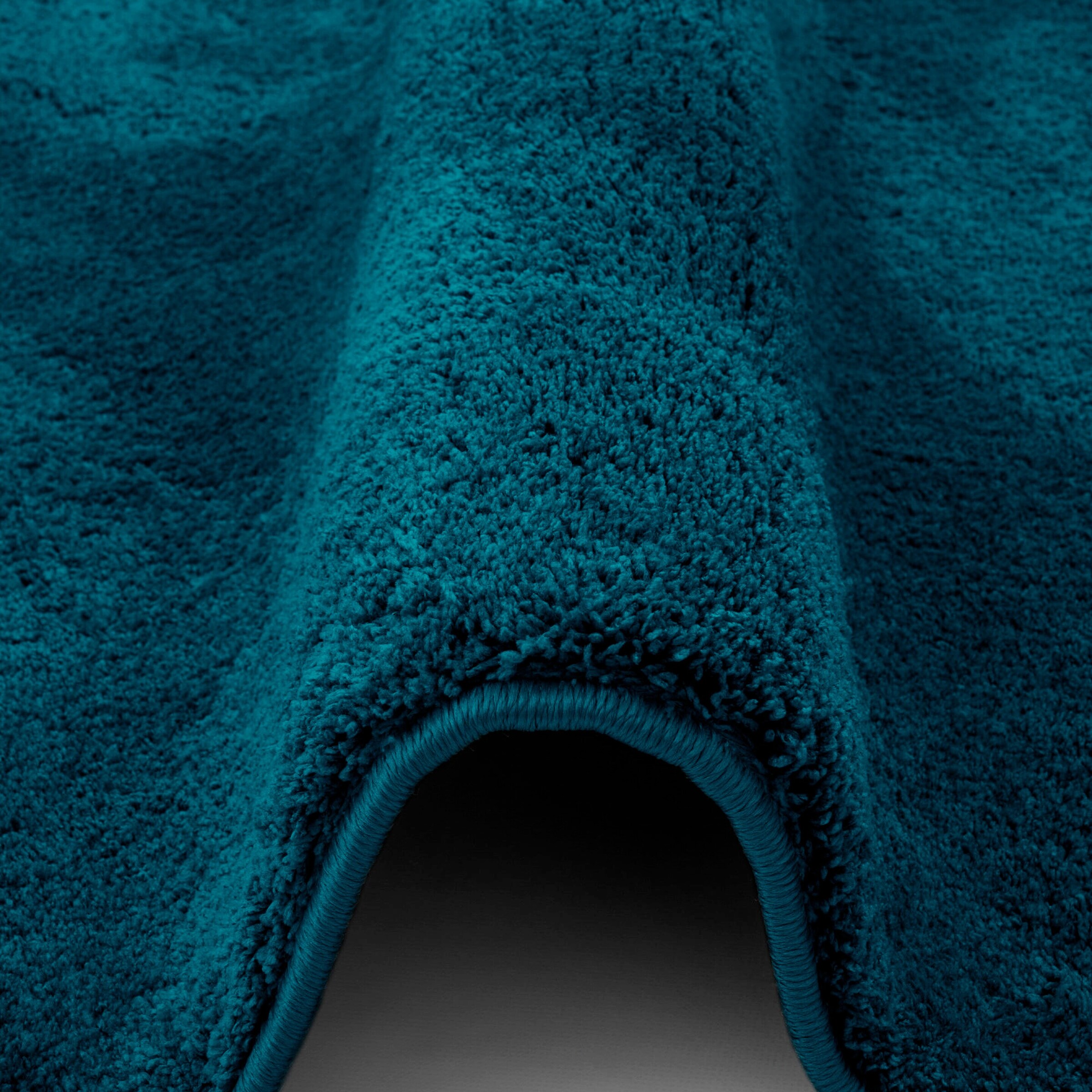 Pergamon Kinderteppich Super Soft Hochflor Silky Kids Petrol