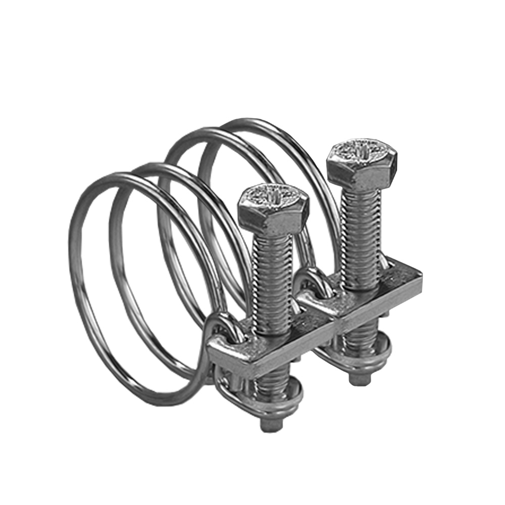2 colliers pour tuyau annelé maxi 25mm