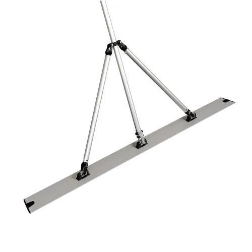 Support trapèze aluminium avec renforts 120cm à bande scratch Decitex