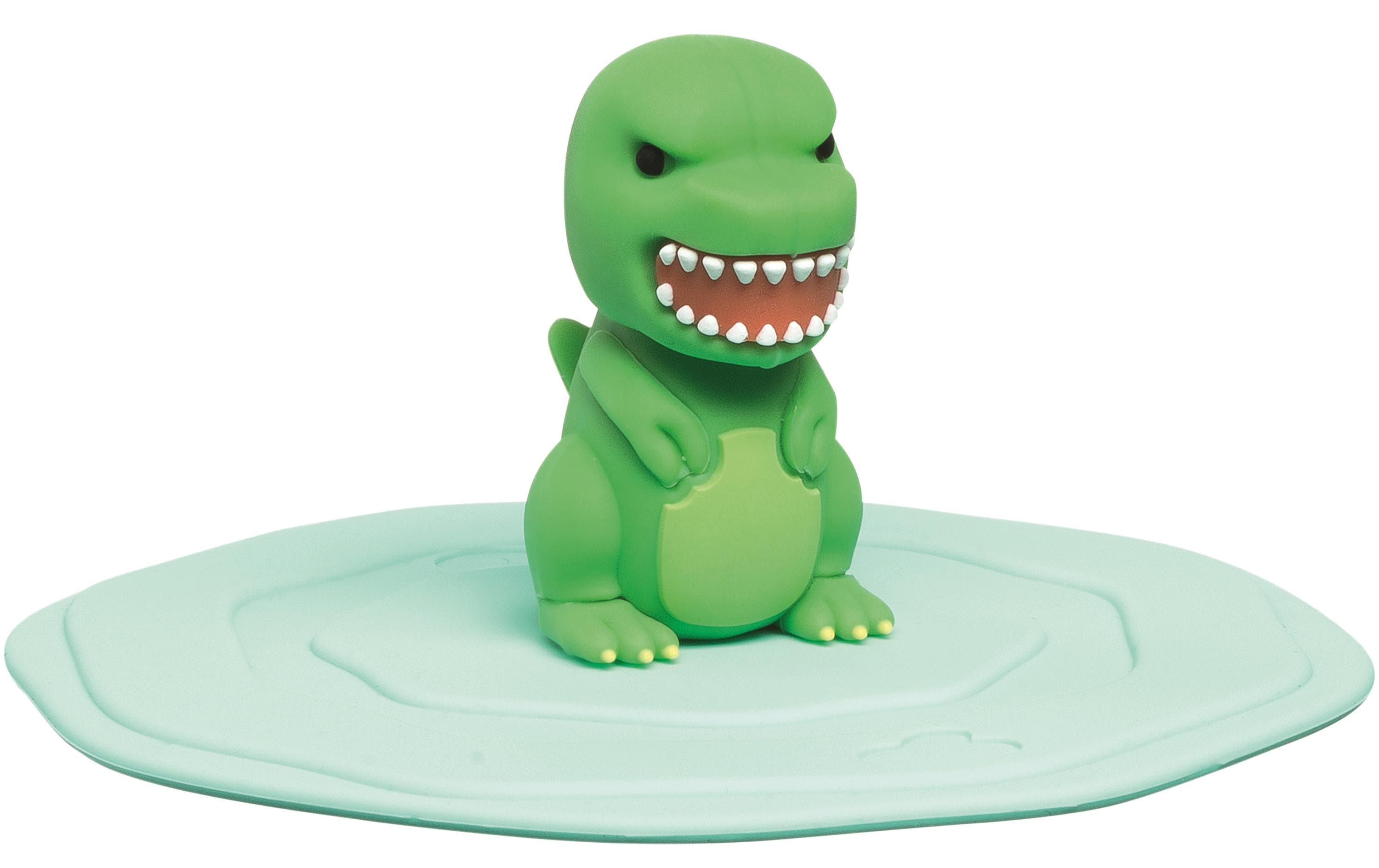Glasabdeckung Avventura Dinosaurier, Grün/HellblauAbdeckung für Gläser