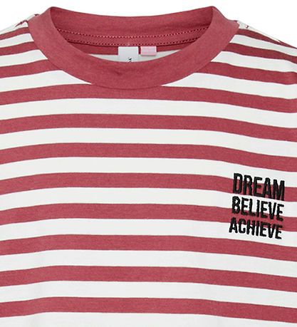 Vero Moda Bluse - VmAnimal Kelly - Dry Rose/Snow White