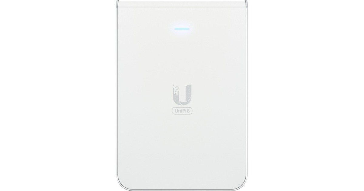 UbiquitiAccess Point U6 In-Wall  (Wit, PoE)