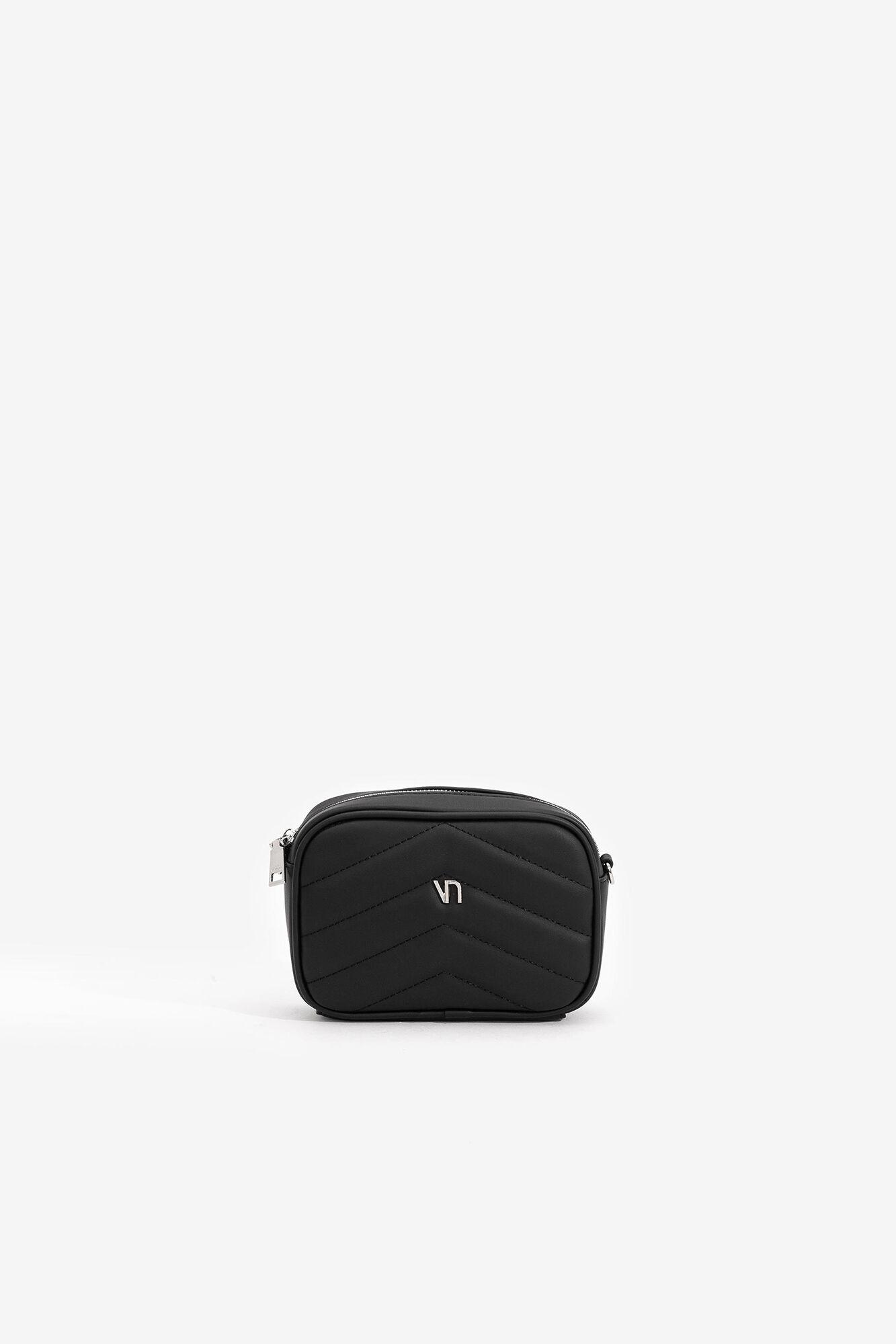 Bolsa de ombro acolchoada - Preta