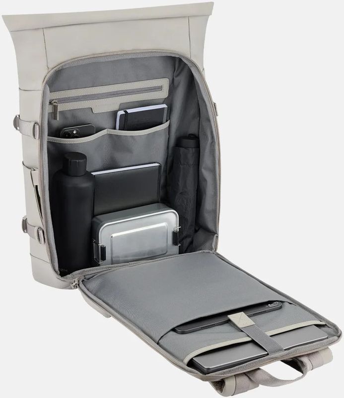 Kapten & Son - Helsinki Pro - Rugzak - Greige - Vegan Materialen - 24 Liter
