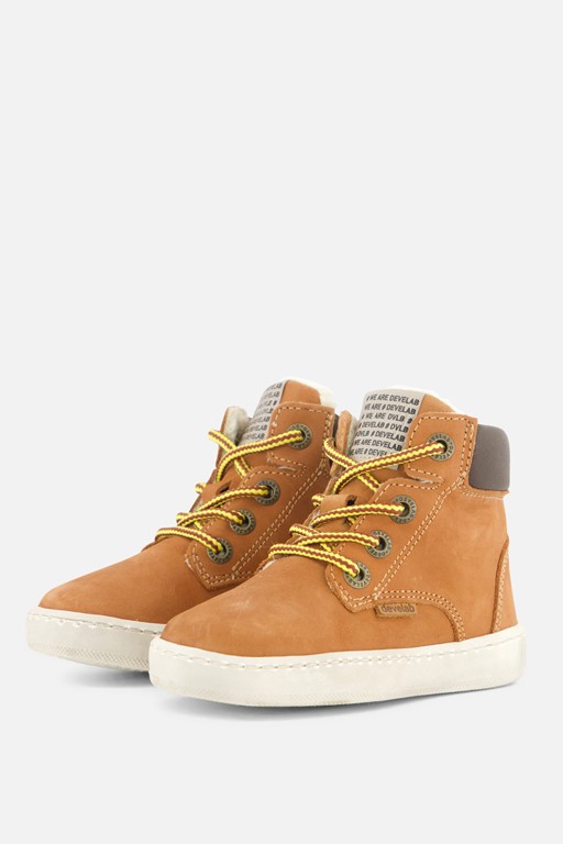 Develab Babyschoenen cognac Nubuck