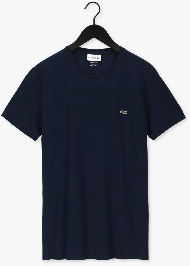LACOSTE donkerblauwe lacoste t-shirt 1ht1 men's tee-shirt 1121
