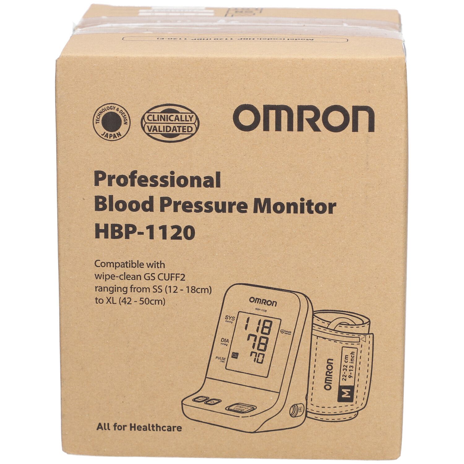 OMRON HBP-1120-E Oberarm Blutdruckmessgerät