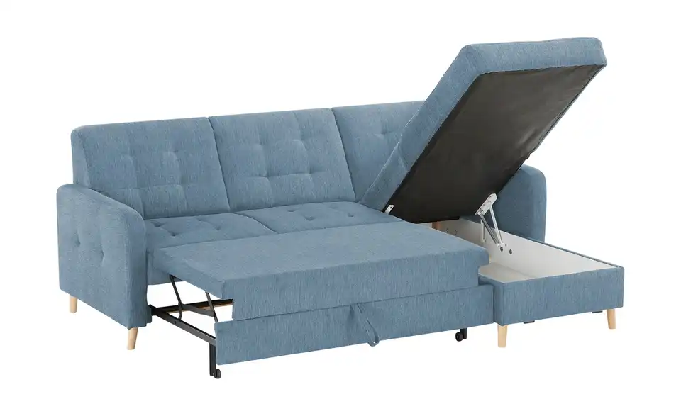 Ecksofa Venus Blau rechts