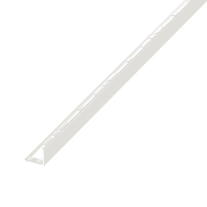 Profilé de carrelage intérieur angle droit alu 22 mm x 2.5 m, ép.0,1 cm Diall gris taupé