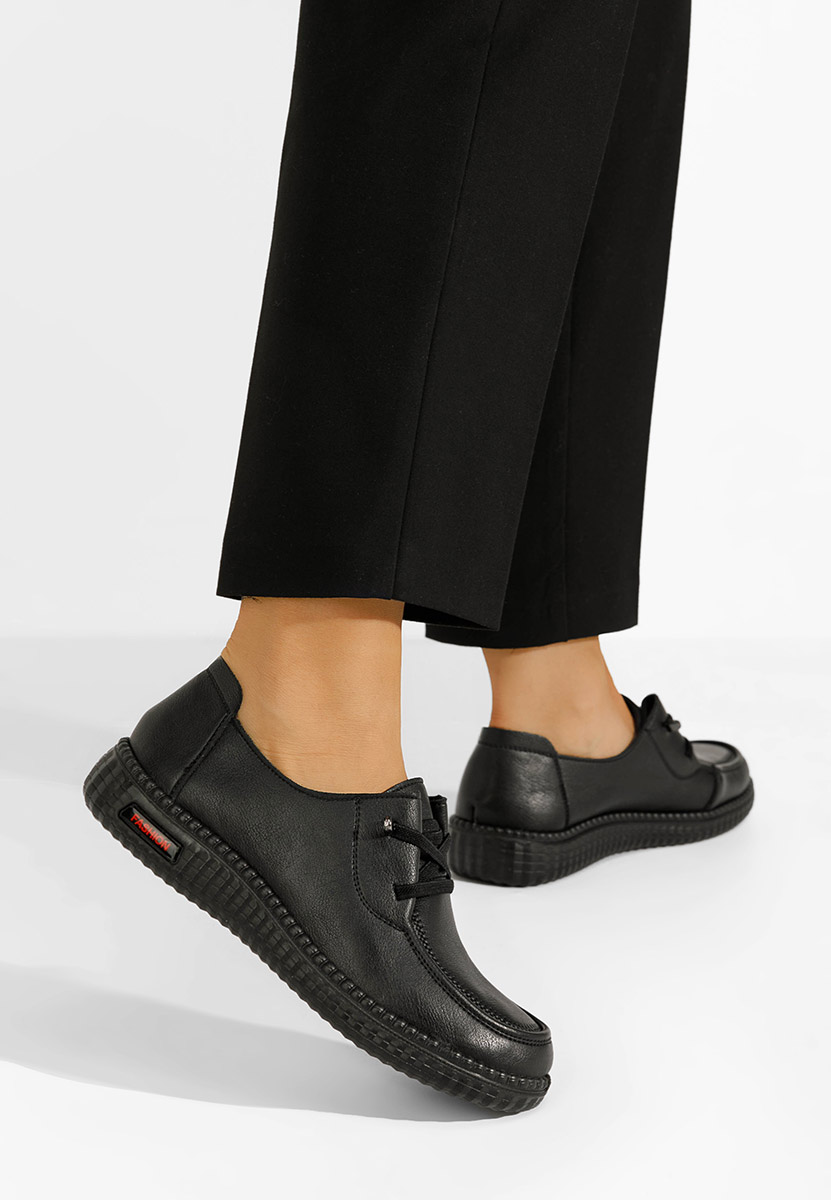 Chaussures casual femme noirs Robyn