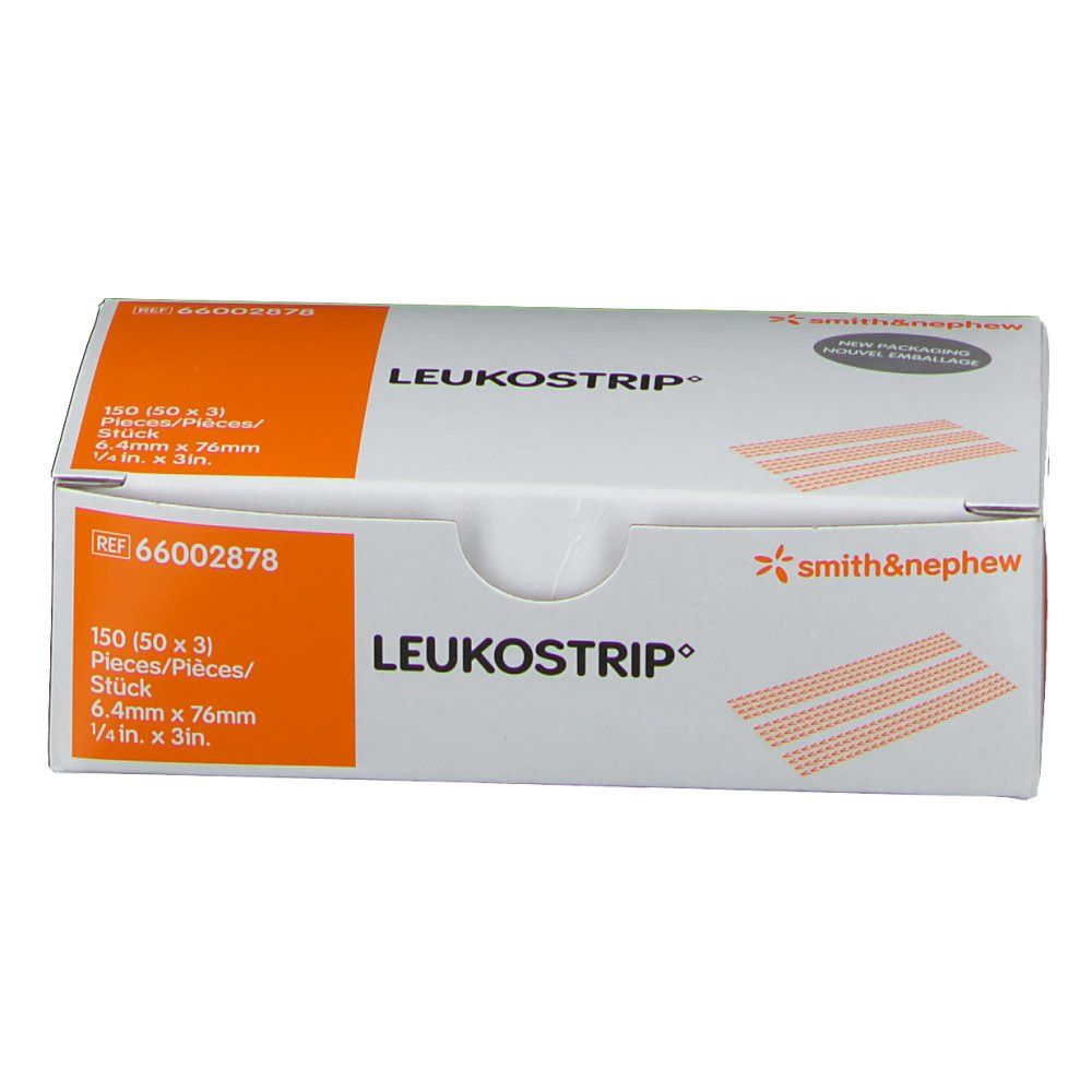 LEUKOSTRIP® Wundnahtstreifen 6,4 x 76 mm OP-Box steril