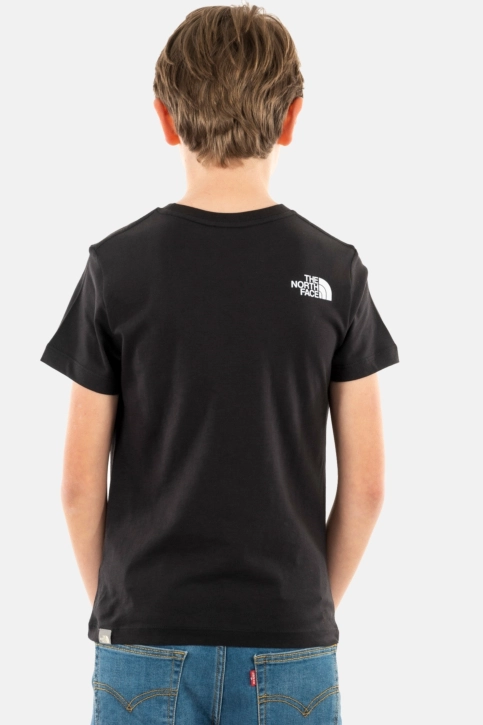 Tee shirts manches courtes the north face 0a82gh ky41 tnf black/tnf white