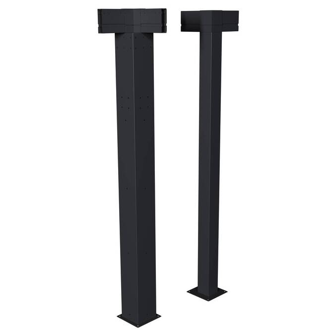 Kit de 2 poteaux d'angle pour pergola bioclimatique MAJAÉ Graphite
