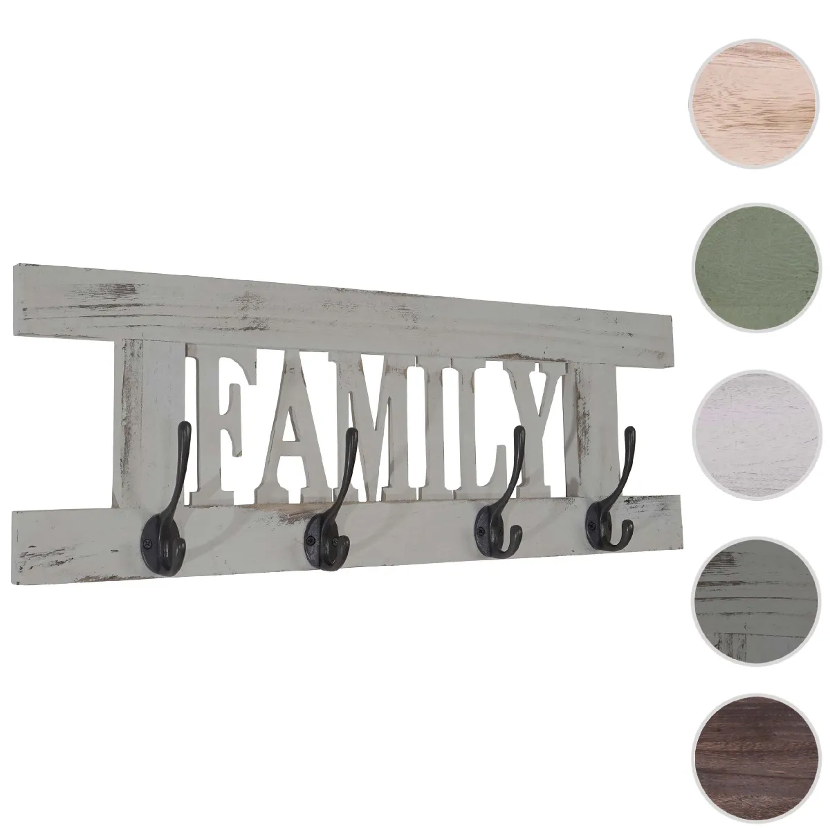Mendler Garde-robe Murale Family - Gris Shabby