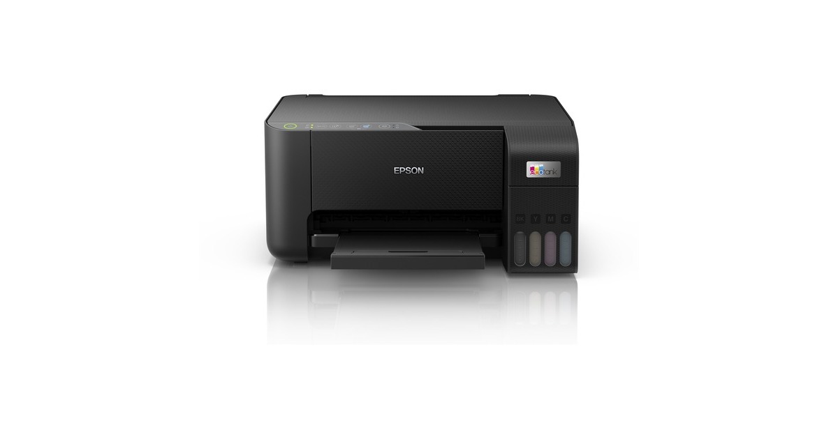 EpsonEcoTank ET-2860 A4 multifunctionele Wi-Fi-printer met inkttank all-in-one inkjetprinter  (Zwart, Scannen, Kopiëren, inclusief tot 3 jaar inkt)