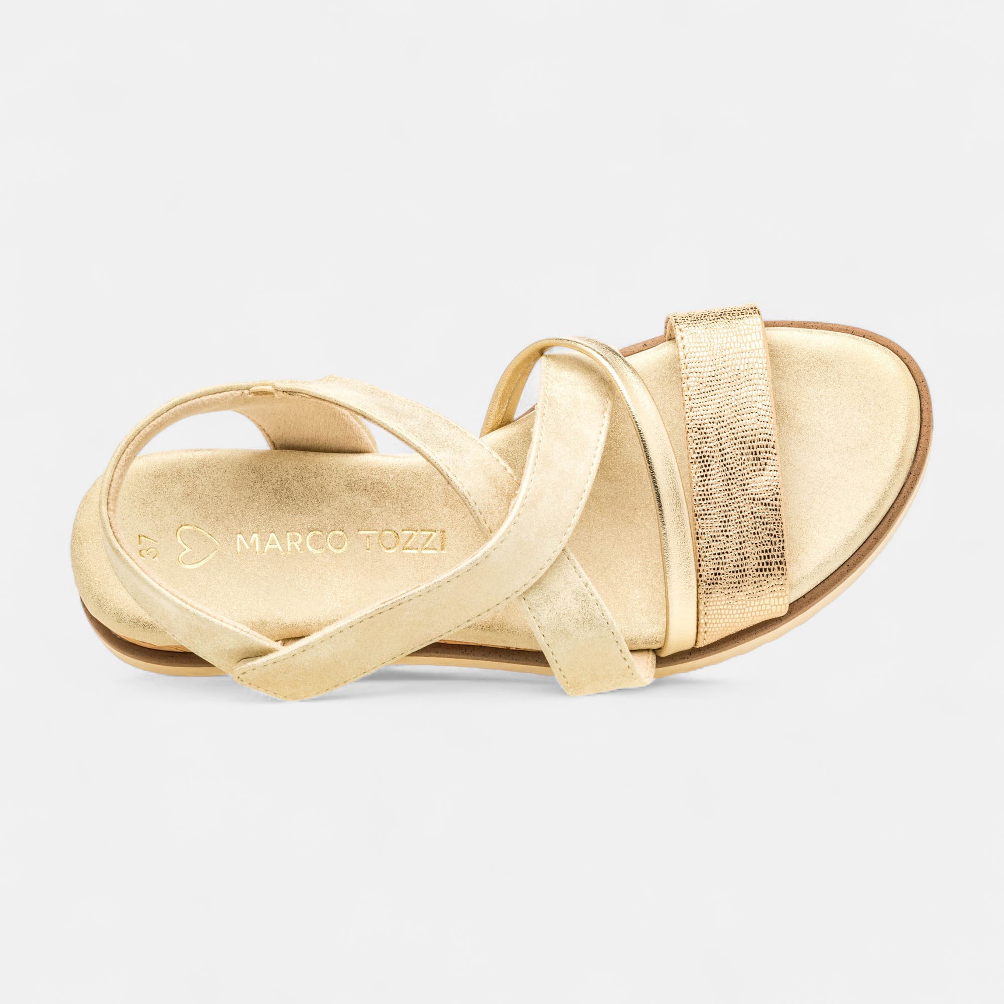 Sandales Femme or
