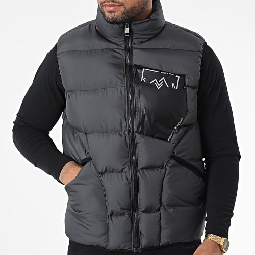 Doudoune Sans Manches 209 Gris Anthracite