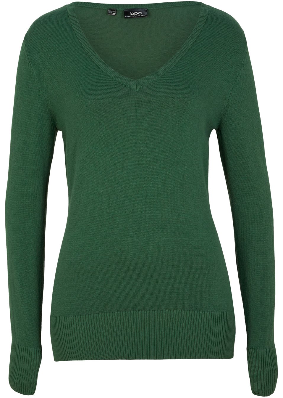 Pull col en V en fine maille