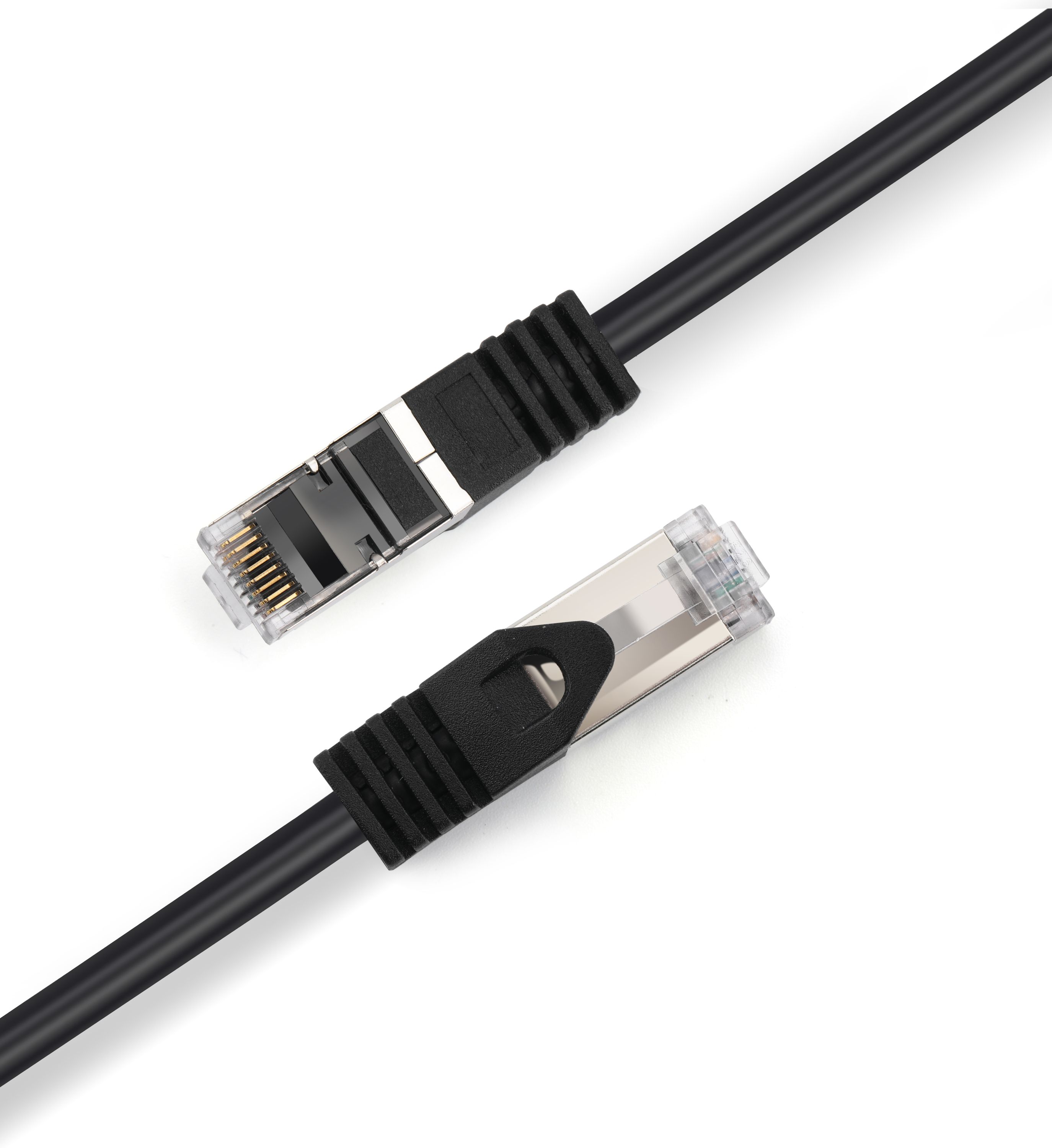 Patchkabel Cat6A schwarz 2 m