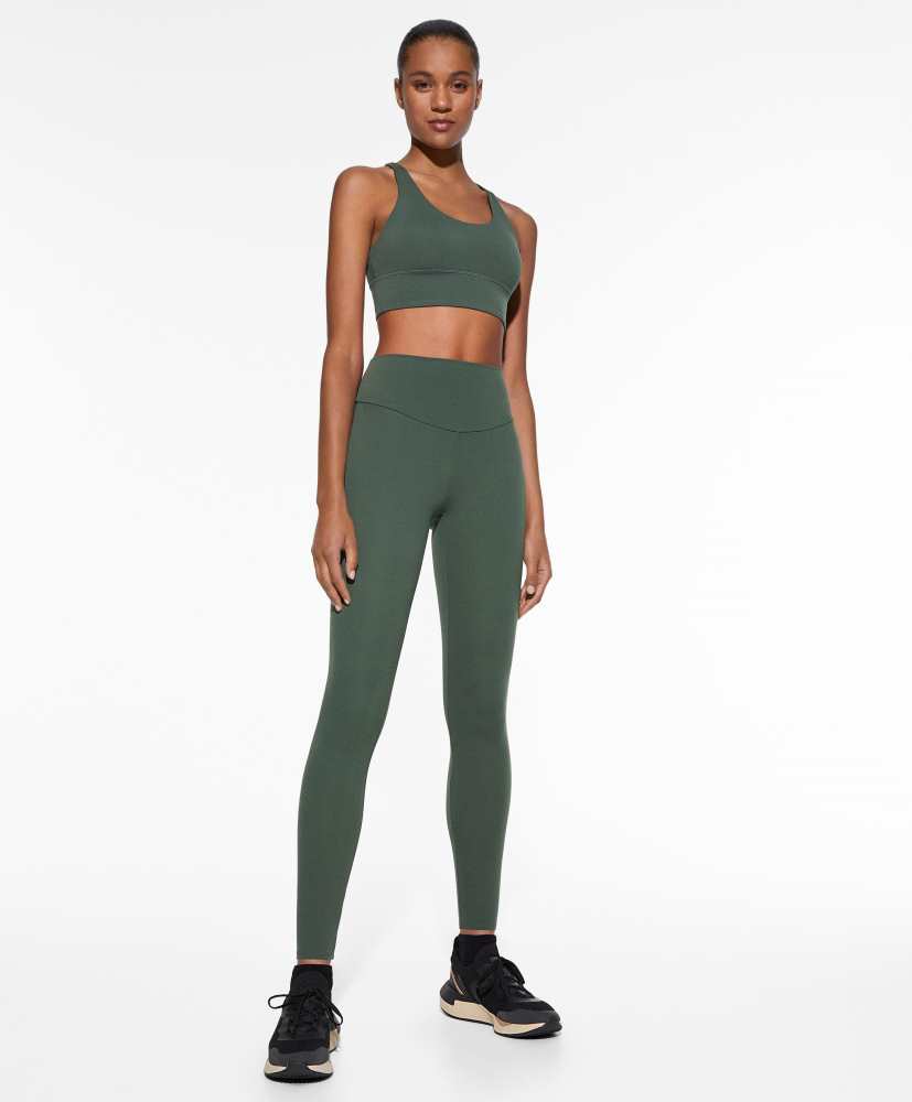 Calça legging Comfortlux de cintura alta até o tornozelo