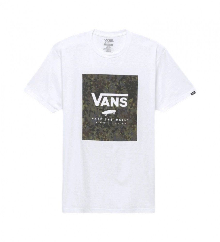 Camiseta Vans Classic Print Box branca