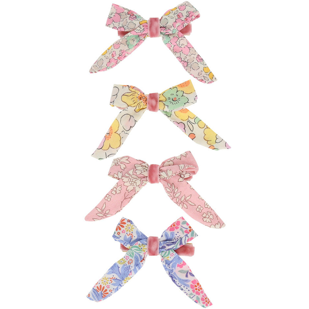Meri meri haarclips strikjes - 4st