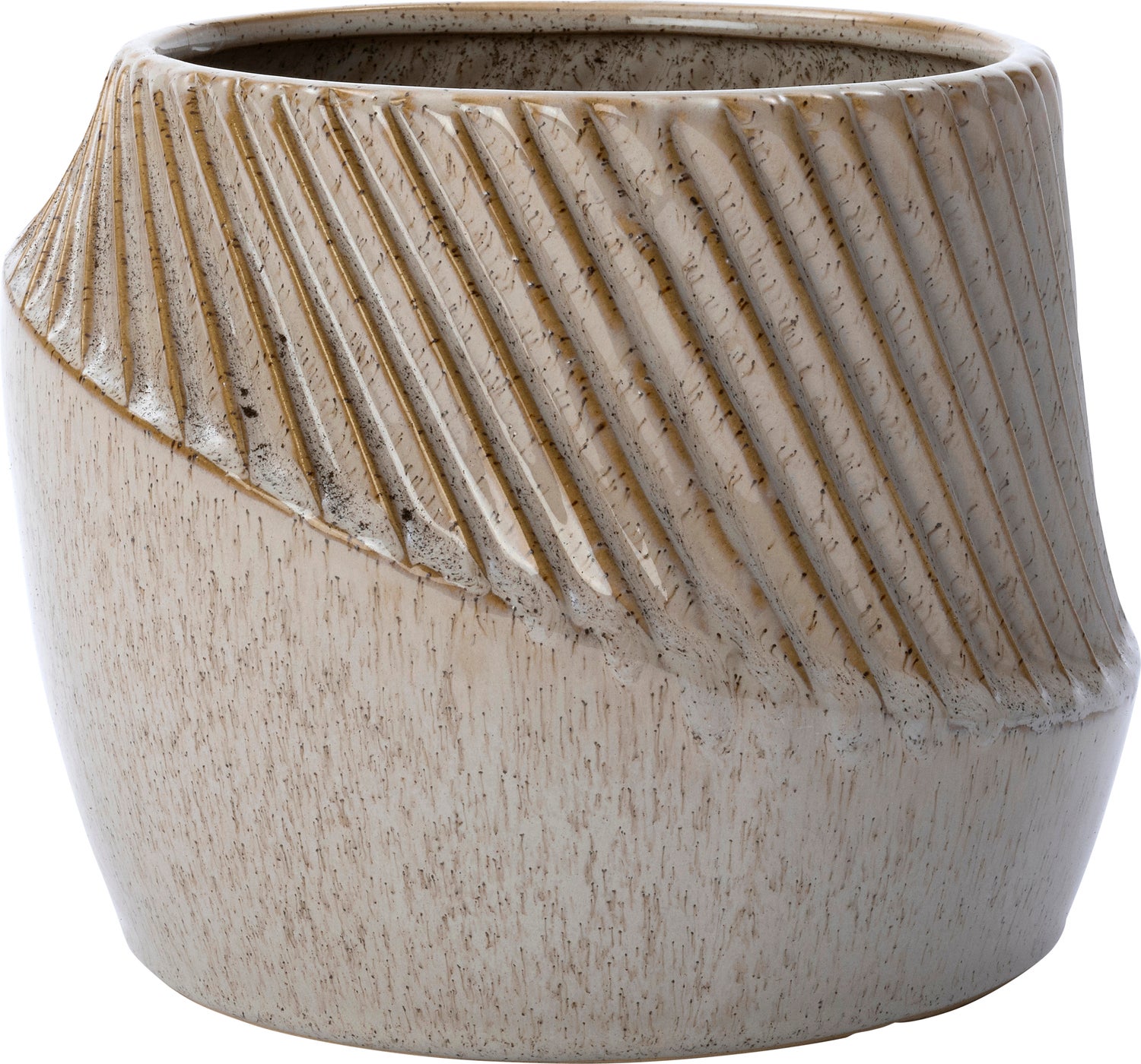 Intratuin bloempot Bohan bruin D 17 H 14 cm