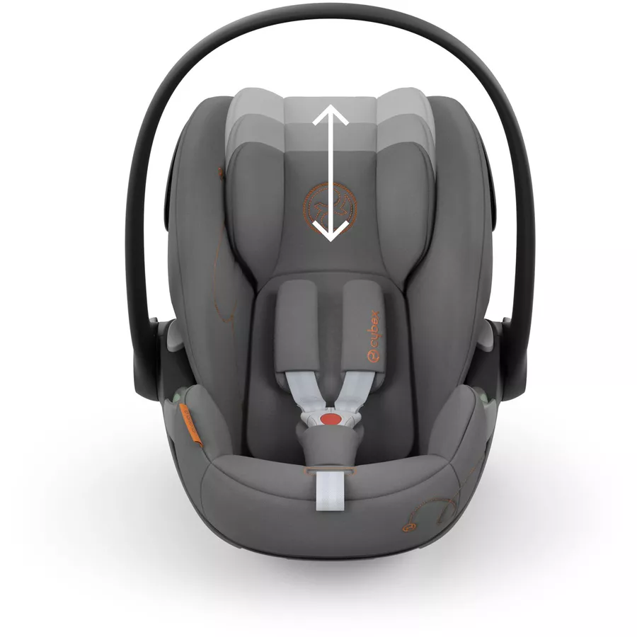 cybex GOLD Kindersitz Set Reboarder Sirona G inklusive Babyschale Cloud G inklusive Basisstation Base G Lava Grey