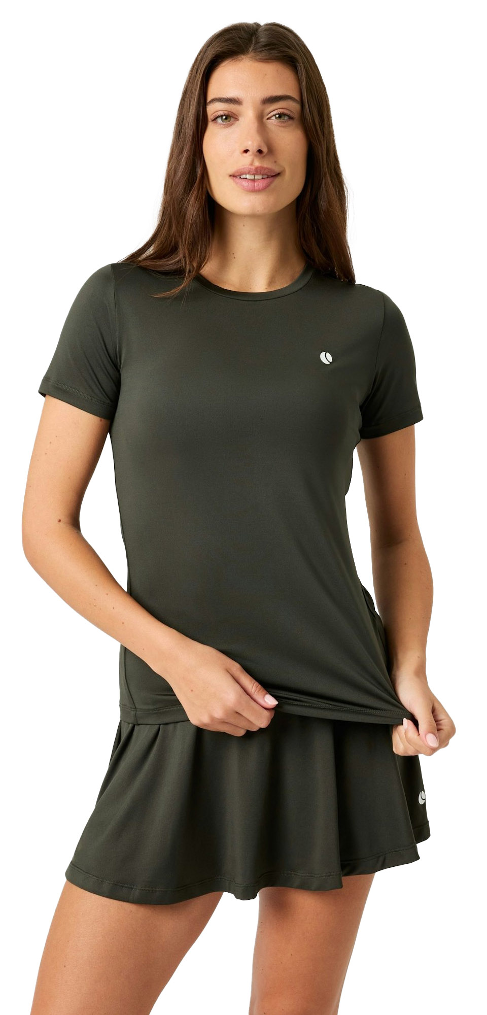 Ace Slim T-Shirt Dame GY013/Peat