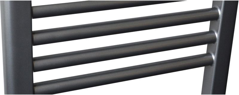 Sanicare - HVS - Elektrische Radiator - Gunmetal - 45x172cm - Met Afstandsbediening en Thermostaat