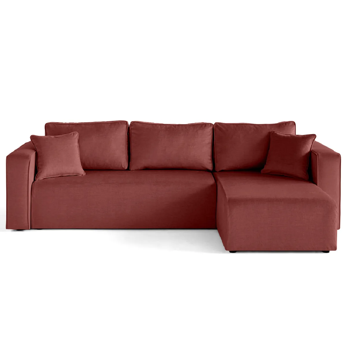 BESTMOBILIER Housse de canapé Topaze - Bordeaux