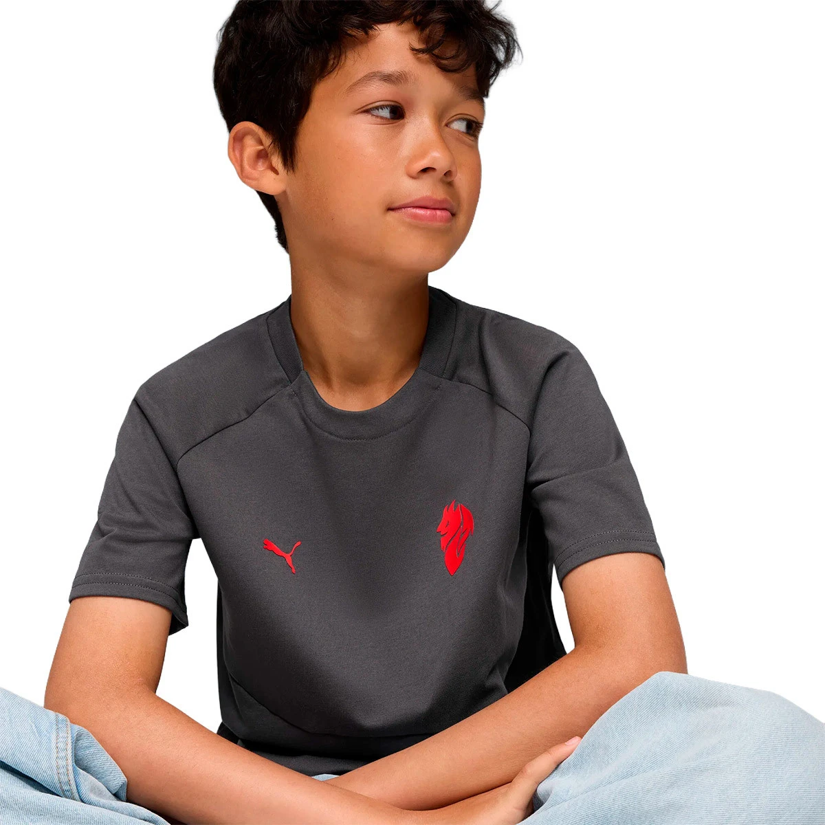 T-Shirt Puma AC Milan Fanswear 2025-2026 Criança