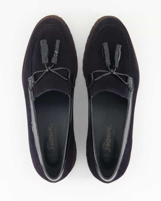 Sioux Meredith-730-H Slipper in Blau
