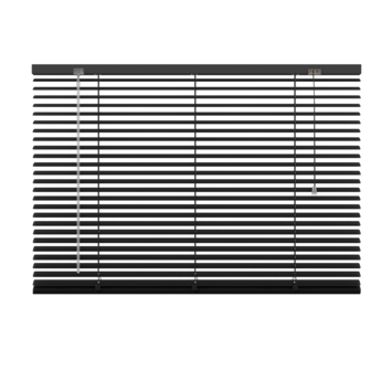 KARWEI aluminium jaloezie 25 mm zwart (kleurnr. 203) 100x130 cm (bxh)