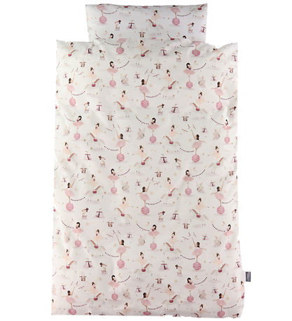 Nørgaard Madsens Bettwäsche - Baby - Off-White M Pflaume/Bunte K