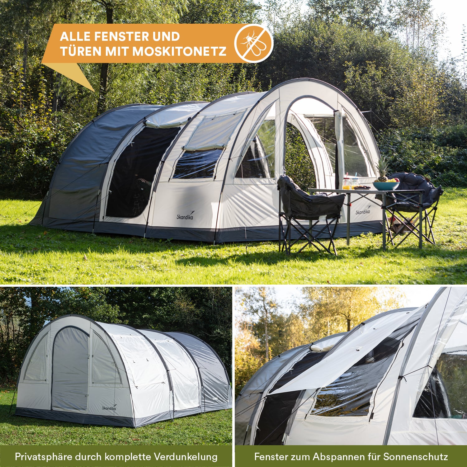Skandika Simo 4 Tunneltent