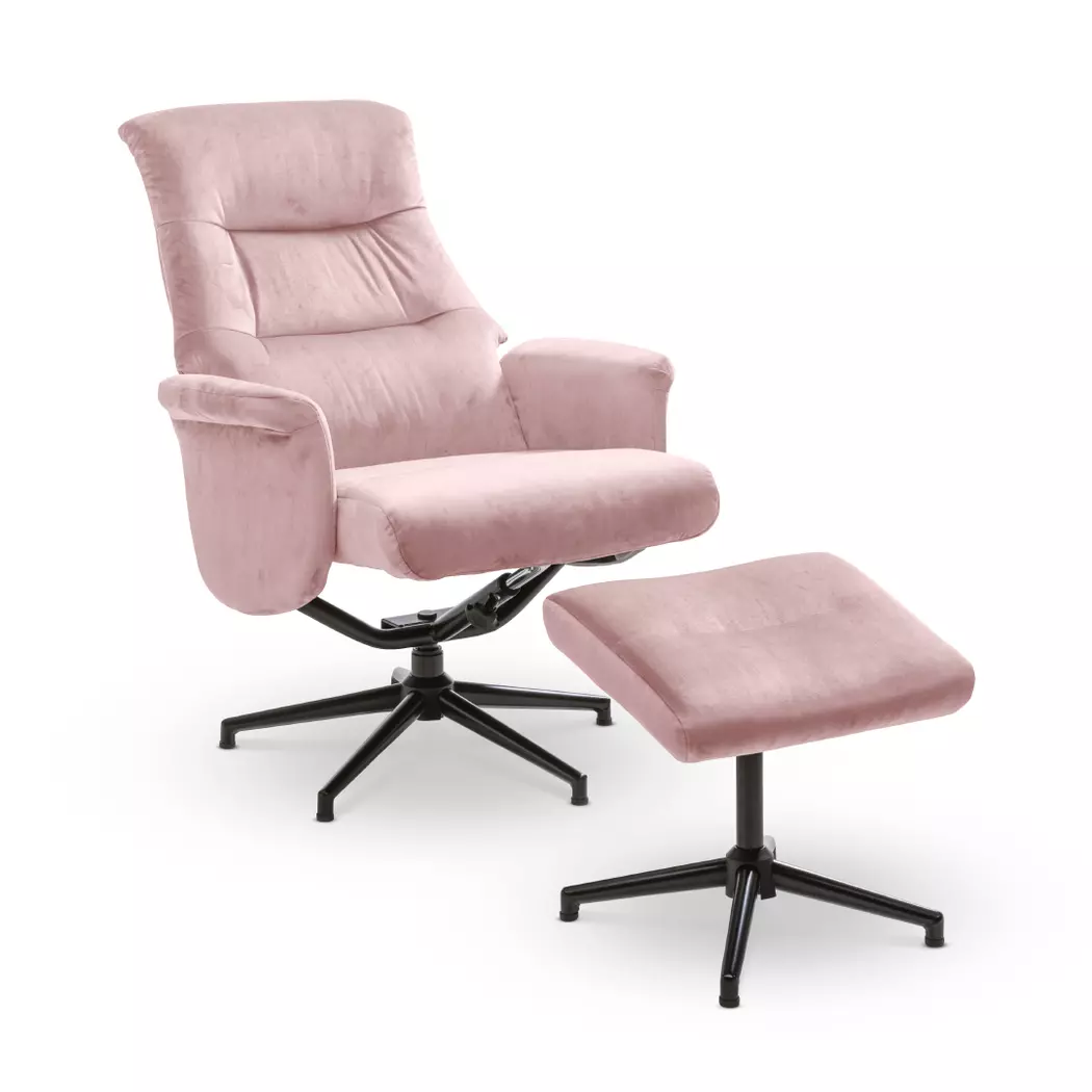 Sessel mit Hocker Roger