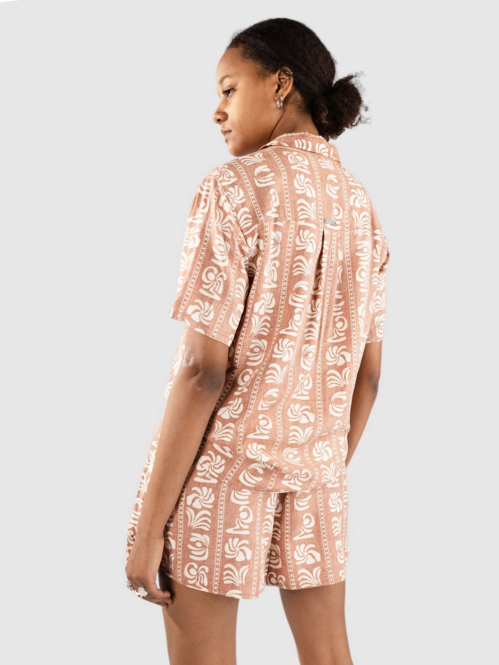 Sisstr Island Beauty Woven Shirt henna